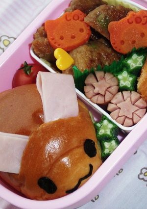 キャラ弁☆簡単うさぎサンド！-レシピのメイン写真