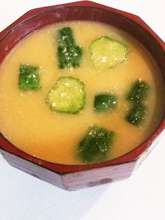 簡単!きゅうりの冷やし味噌汁-レシピのメイン写真