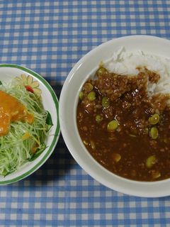 枝豆のキーマカレー-レシピのメイン写真