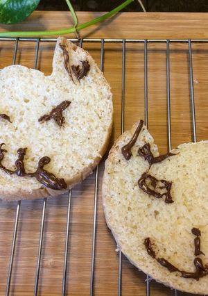 憧れの♪ねこねこ食パン♪ (型代用法)　-レシピのメイン写真