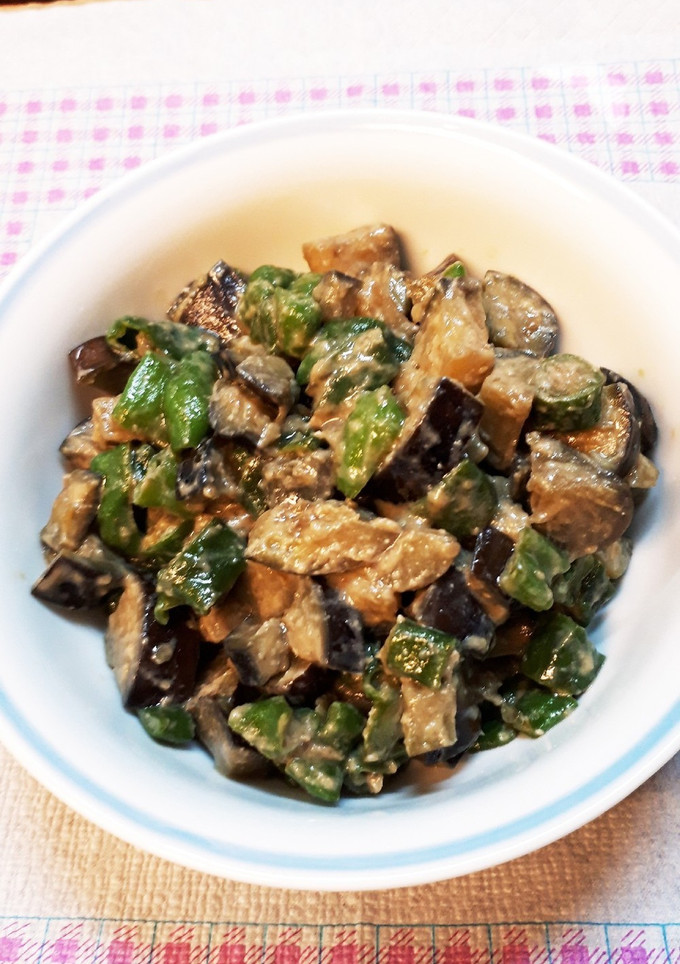 冷奴にも♪ 茄子とししとうの甘味噌炒め-レシピのメイン写真