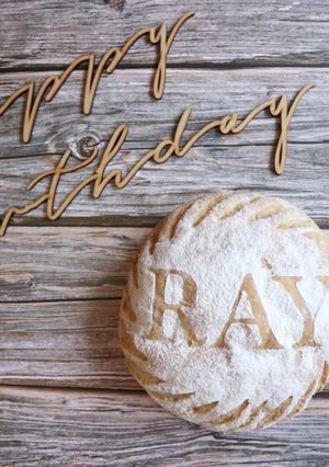 カンパーニュ＊一升パンに♡1歳誕生日！-レシピのメイン写真