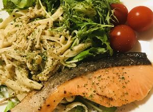 鮭切り身とエノキのバターソテー-レシピのメイン写真