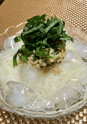 冷や汁風そうめん-レシピのメイン写真
