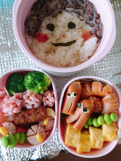 簡単すぎるかおの弁当-レシピのメイン写真