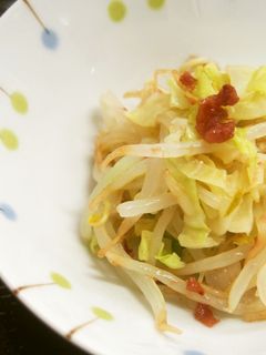 もやし・キャベツのさっぱり梅あえ♪-レシピのメイン写真