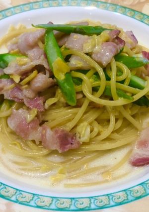 超簡単！コーンスープパスタ★スパゲティ-レシピのメイン写真