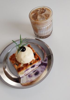 ブルーベリークランブルチーズケーキ-レシピのメイン写真
