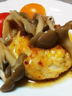 ヘルシオで作る鶏の和風ハンバーグ-レシピのメイン写真
