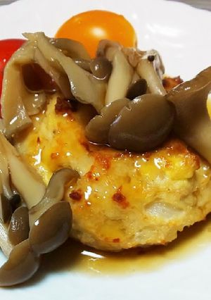 ヘルシオで作る鶏の和風ハンバーグ-レシピのメイン写真
