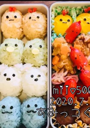 すみっコぐらし キャラ弁 アニメ-レシピのメイン写真