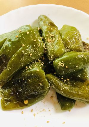 ホットクック ピーマンの揚げ焼き-レシピのメイン写真