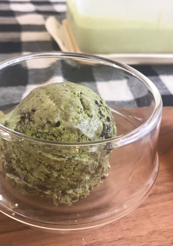 簡単　濃厚な抹茶&オレオのアイス-レシピのメイン写真