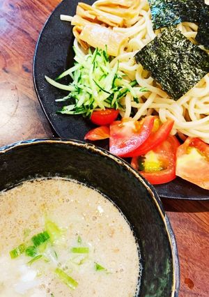 簡単!鯖缶!濃厚魚介つけ麺-レシピのメイン写真