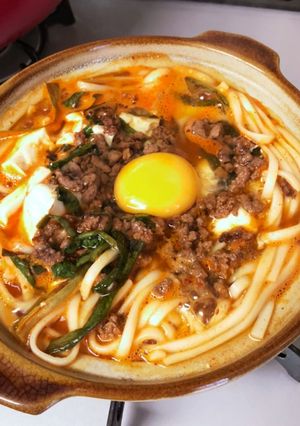 旨辛うどん-レシピのメイン写真