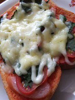 簡単ピザトースト!大葉のせ…-レシピのメイン写真