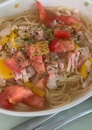 冷製スープパスタ　みんと風-レシピのメイン写真