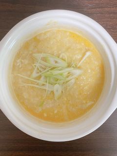 生米から作るたまごがゆ-レシピのメイン写真