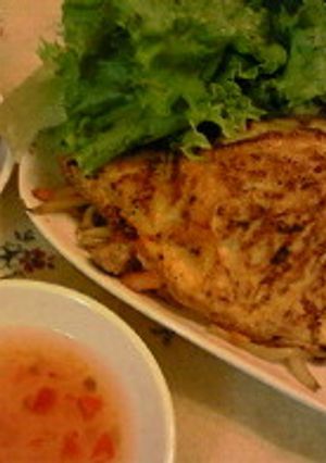 なんちゃって♪バインセオ風オムレツ-レシピのメイン写真