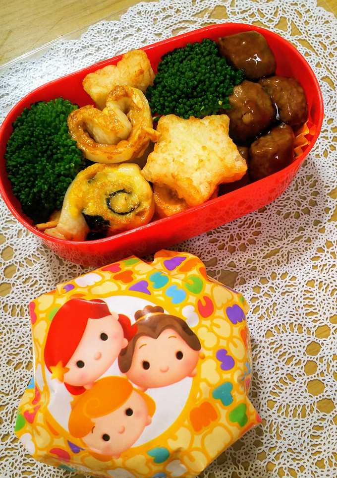子供のハートと星の可愛いお弁当 覚え書き-レシピのメイン写真