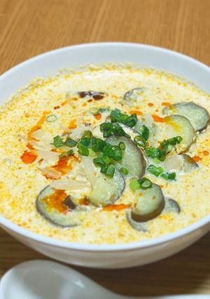 低糖質 サテトム豆乳スープ♪-レシピのメイン写真