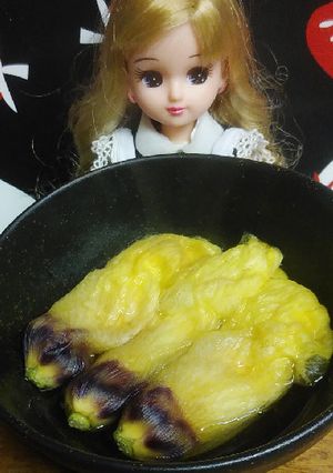 リカちゃん♡花オクラの即席出汁おひたしꕤ-レシピのメイン写真