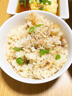 ツナとえのきの炊き込みご飯-レシピのメイン写真