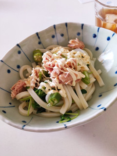 冷凍うどんで簡単マヨポンうどん☆-レシピのメイン写真