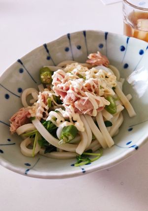 冷凍うどんで簡単マヨポンうどん☆-レシピのメイン写真