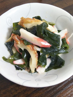 わかめの酢の物 ~お好みソース+マヨ~-レシピのメイン写真
