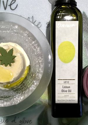 バニラアイスwithレモンオリーブオイル-レシピのメイン写真