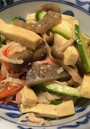 レンジ調理で簡単 ごまだれ和え-レシピのメイン写真