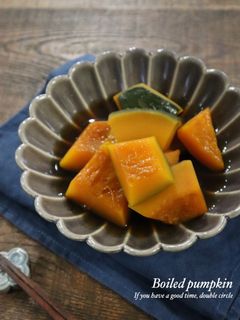 【作り置き】レンジで簡単!かぼちゃの煮物-レシピのメイン写真
