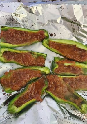 ピーマンのニンニク味噌焼き-レシピのメイン写真