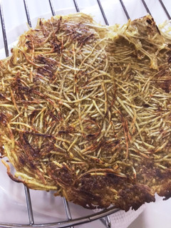 子供が食べた!細切りゴボウのヒラヤーチ?-レシピのメイン写真