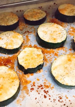 トースターで！ズッキーニの粉チーズ焼き-レシピのメイン写真