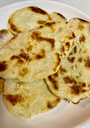 お好み焼き粉のナン風-レシピのメイン写真