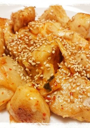 鶏むね肉のキムチチーズ炒め-レシピのメイン写真