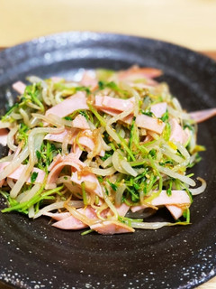 モヤシと豆苗とハムのナムル-レシピのメイン写真