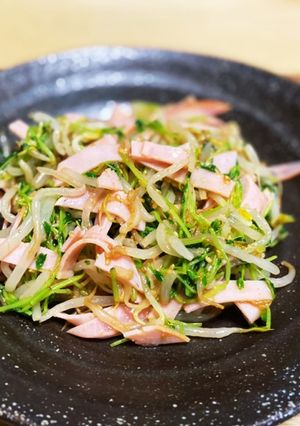 モヤシと豆苗とハムのナムル-レシピのメイン写真