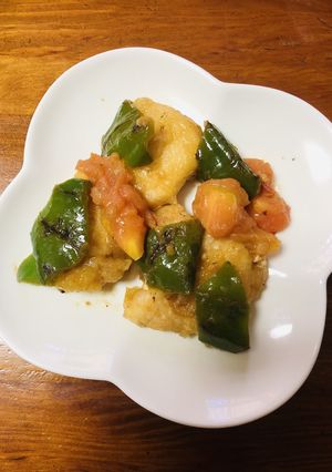 鶏胸肉と夏野菜の白だし炒め-レシピのメイン写真