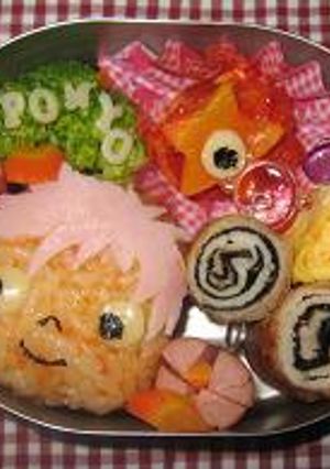 崖の上のポニョ弁当　キャラ弁-レシピのメイン写真