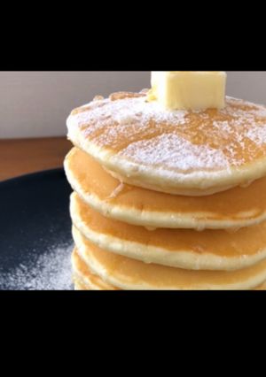 人気！薄力粉でパンケーキ(ホットケーキ)-レシピのメイン写真