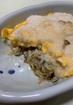 和風オムライス(山かけポン酢)-レシピのメイン写真