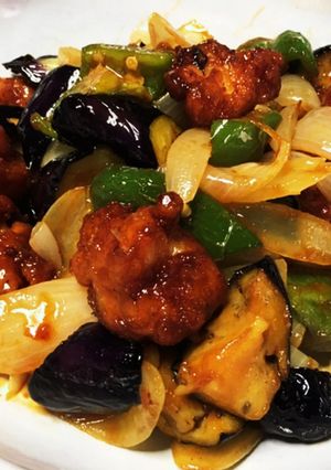 鶏肉 素揚げ野菜甘辛コチュジャン和え-レシピのメイン写真