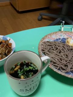 とろろと香味野菜のお蕎麦-レシピのメイン写真