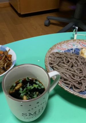 とろろと香味野菜のお蕎麦-レシピのメイン写真