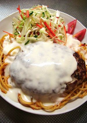 満腹ハンバーグ-レシピのメイン写真