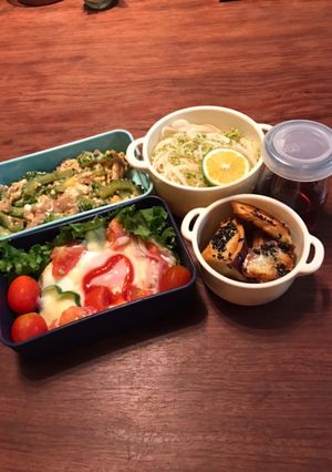 お弁当・・・117すだちの皮でそうめん-レシピのメイン写真