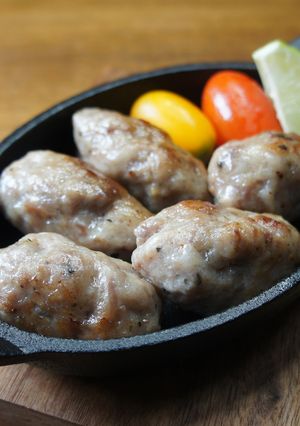 豚の切り落し肉で皮なしウィンナー-レシピのメイン写真
